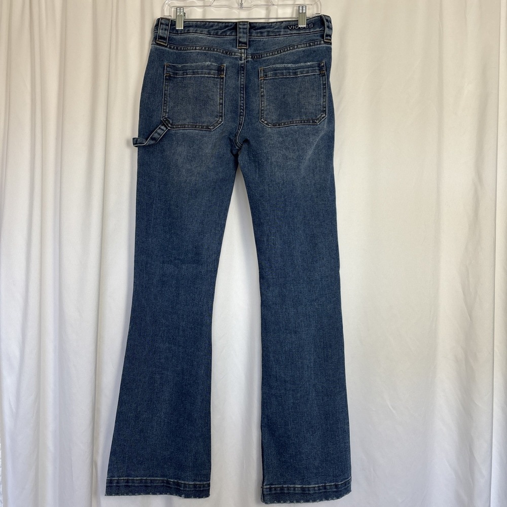 Vigoss Carpenter Bootcut Jeans Medium Wash Blue Denim Size (28x30)